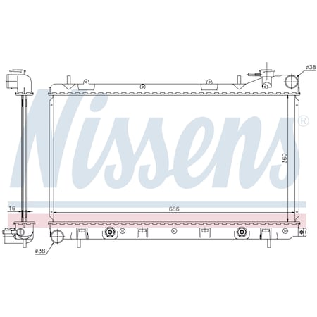 Nissen Radiator, 67728 67728